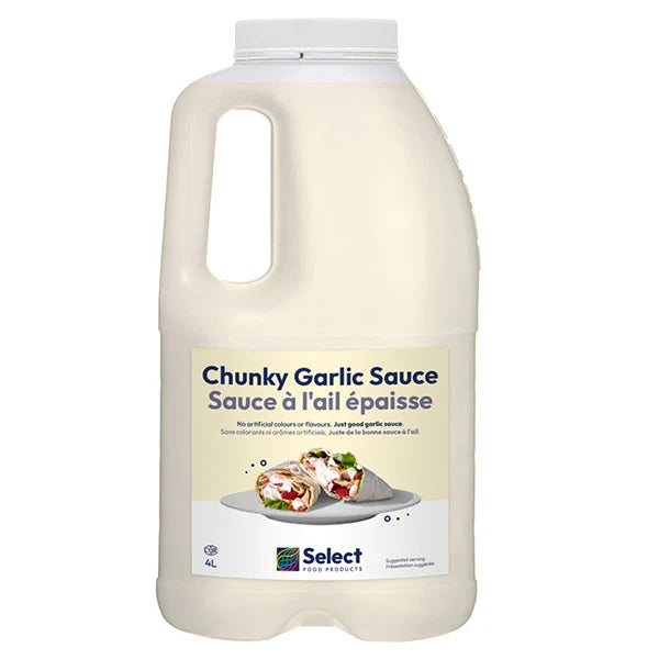 Chunky Garlic Sauce - 2 x 4 LT - Foodservice Products By Select Canada