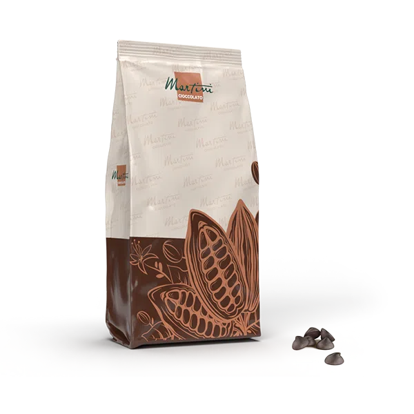 Ariba Fondente Drops - Pure Dark Chocolate Chips - 10 KG box - Master Martini Canada - Canadian Distributor