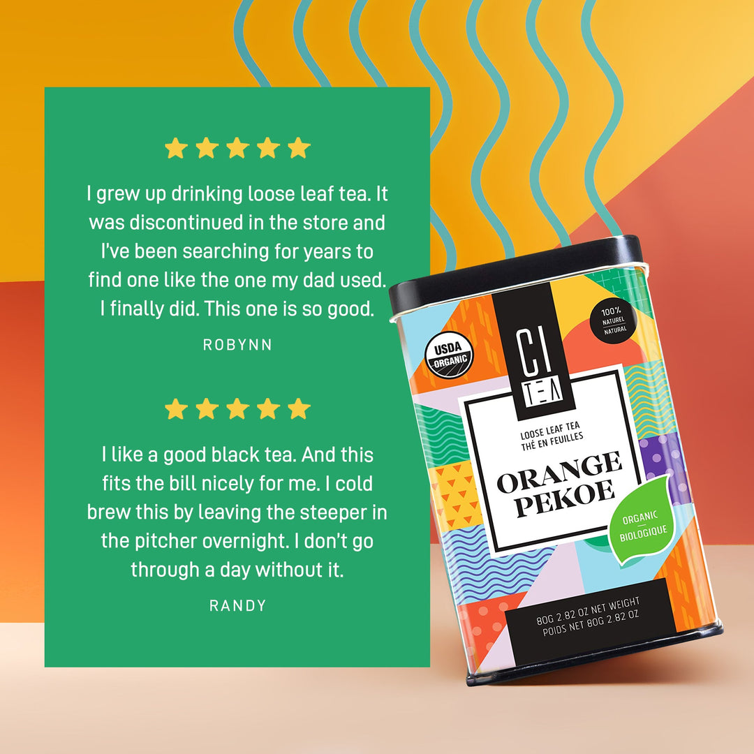 Organic Orange Pekoe Loose Leaf Tea Bundle of Two - Part of the Collective Marketplace Collection