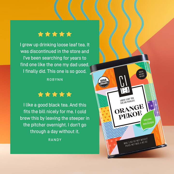 Organic Orange Pekoe Loose Leaf Tea Bundle of Two - Part of the Collective Marketplace Collection