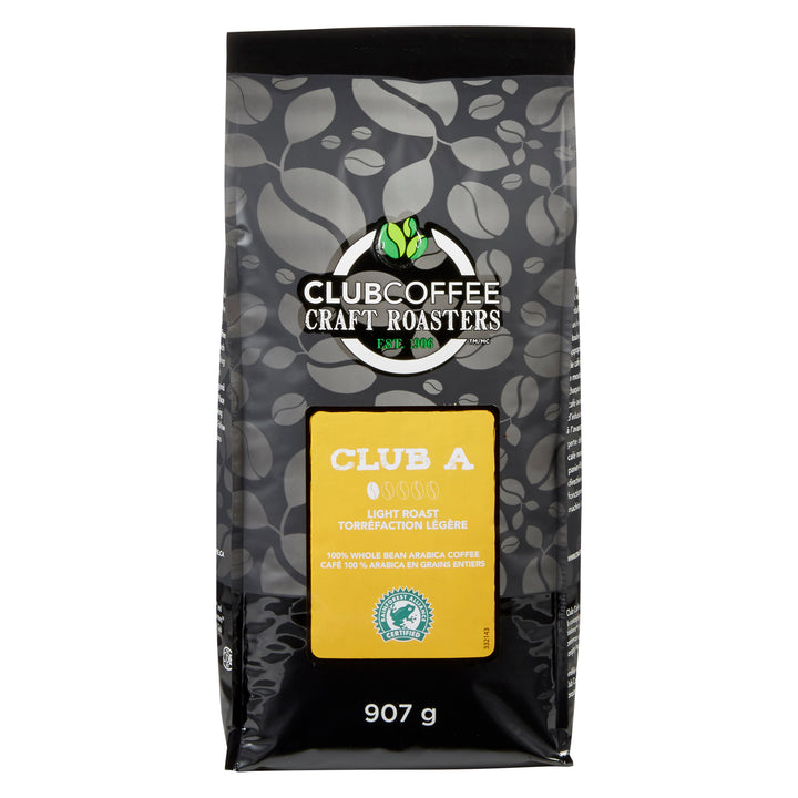 Club Coffee Craft Roasters | Club A - Whole Bean Bag - Case of 8 x 2 LB Bags