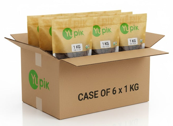 Cocoa Liquor Wafers - Organic - Case of 6 x 1KG - Yupik - For Baking, Molding &amp; Coating - Canadian Distribution - Ships Free Within Canada