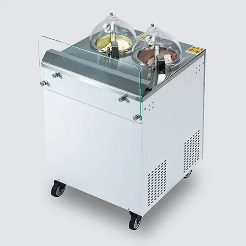 Commercial Gelato Ice Cream Maker, V2, Two Pots - Standing Model - Top Churn Canada