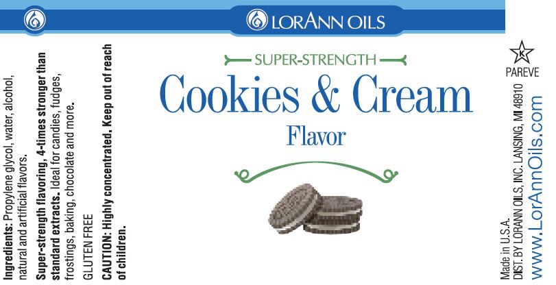 Cookies and Cream Flavoring - Super Strength Flavor 16 oz., 1 Gallon, 5 Gallons