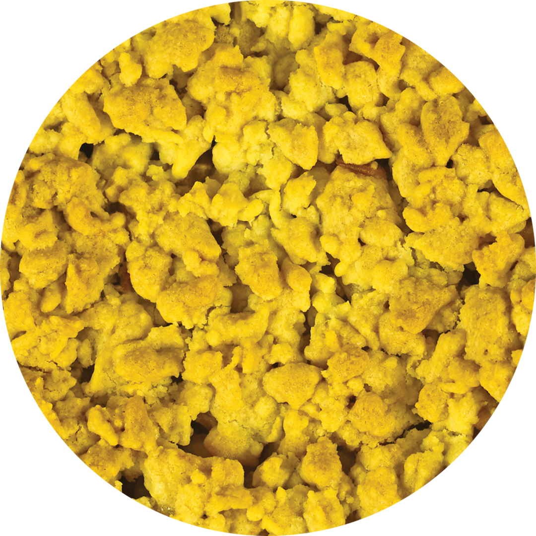 Rubicone Lemon Dry Crumble Texture image - Crunchy lemon flavoured biscuits for gelato and pastry 