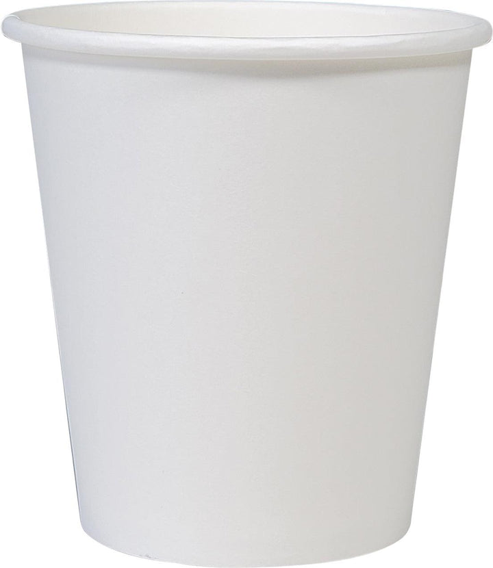 Morning Dew - 10 oz Squat Hot Paper Cup - White - 20 x 50 count