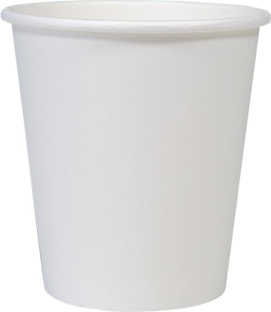 Morning Dew - 10 oz Squat Hot Paper Cup - White - 20 x 50 count