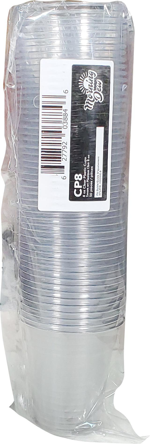 Morning Dew - 8oz Clear Pet Cup - 78mm - 20 x 50 count