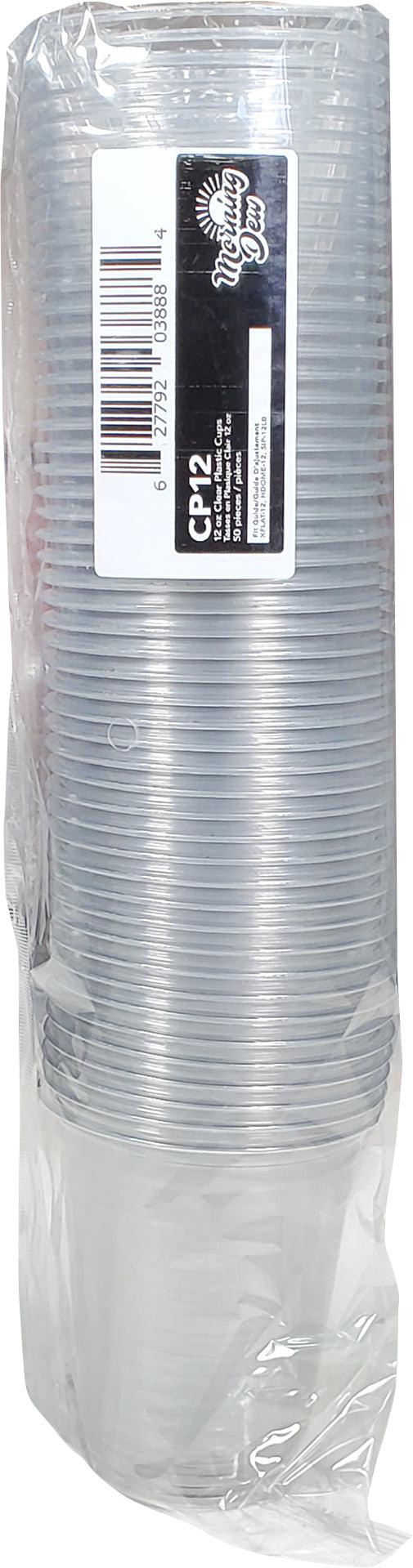 Morning Dew - 12 oz Clear Pet Cup - 92mm - 20 x 50 count