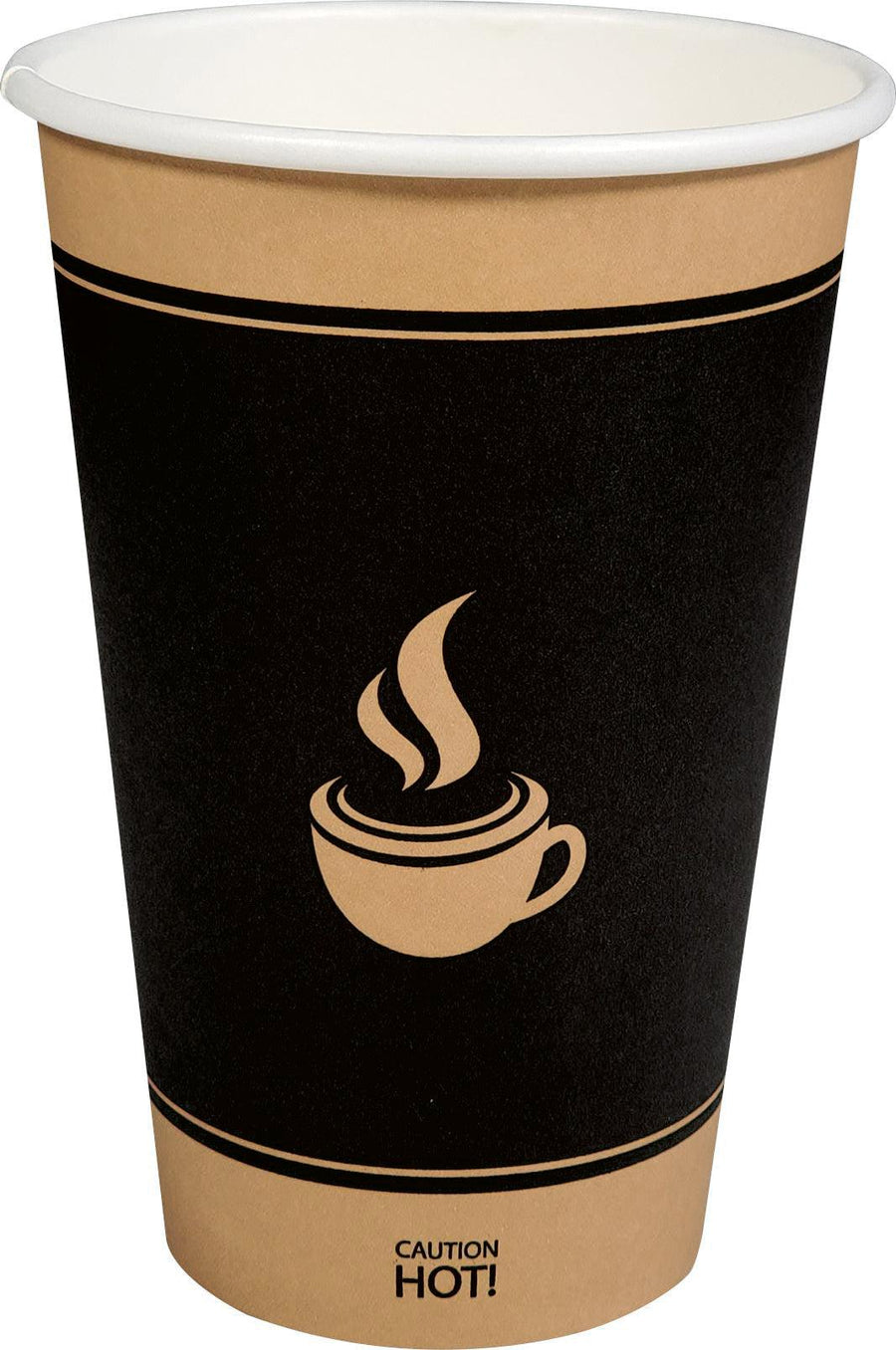 Morning Dew - 16 oz Hot Paper Cup - Ebony Print - 20 x 50 count