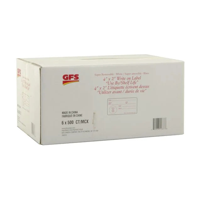 Gordon Choice White Use By Rotation Labels, Bil - Restaurant Equipment and Smallwares - Canadian Distribution - Ships Free Within Canada on Orders Above CAD $199
