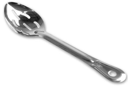 Browne Foodservice 11In Stainless Steel Slotted Serving Spoon - Restaurant Equipment and Smallwares - Canadian Distribution