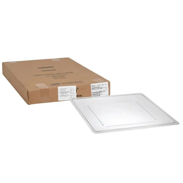 Cambro Clear Camwear Food Storage Box Cover, 18 X 26In - Restaurant Equipment and Smallwares - Canadian Distribution - Ships Free Within Canada on Orders Above CAD $199