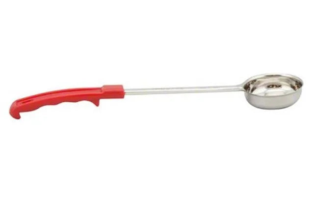 Browne Foodservice 2oz Solid Stainless Steel Spoodles, Red Plastic Handle - Restaurant Equipment and Smallwares - Canadian Distribution