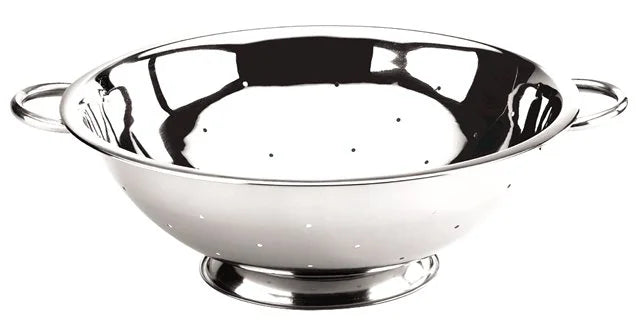 Browne Foodservice 8Qt Stainless Steel Colander - Restaurant Equipment and Smallwares - Canadian Distribution