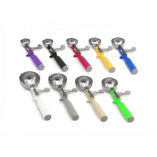 Vollrath 1-5/8oz Yellow Polyethylene Handle #20 Thumb Disher - Restaurant Equipment and Smallwares - Canadian Distribution - Ships Free Within Canada on Orders Above CAD $199