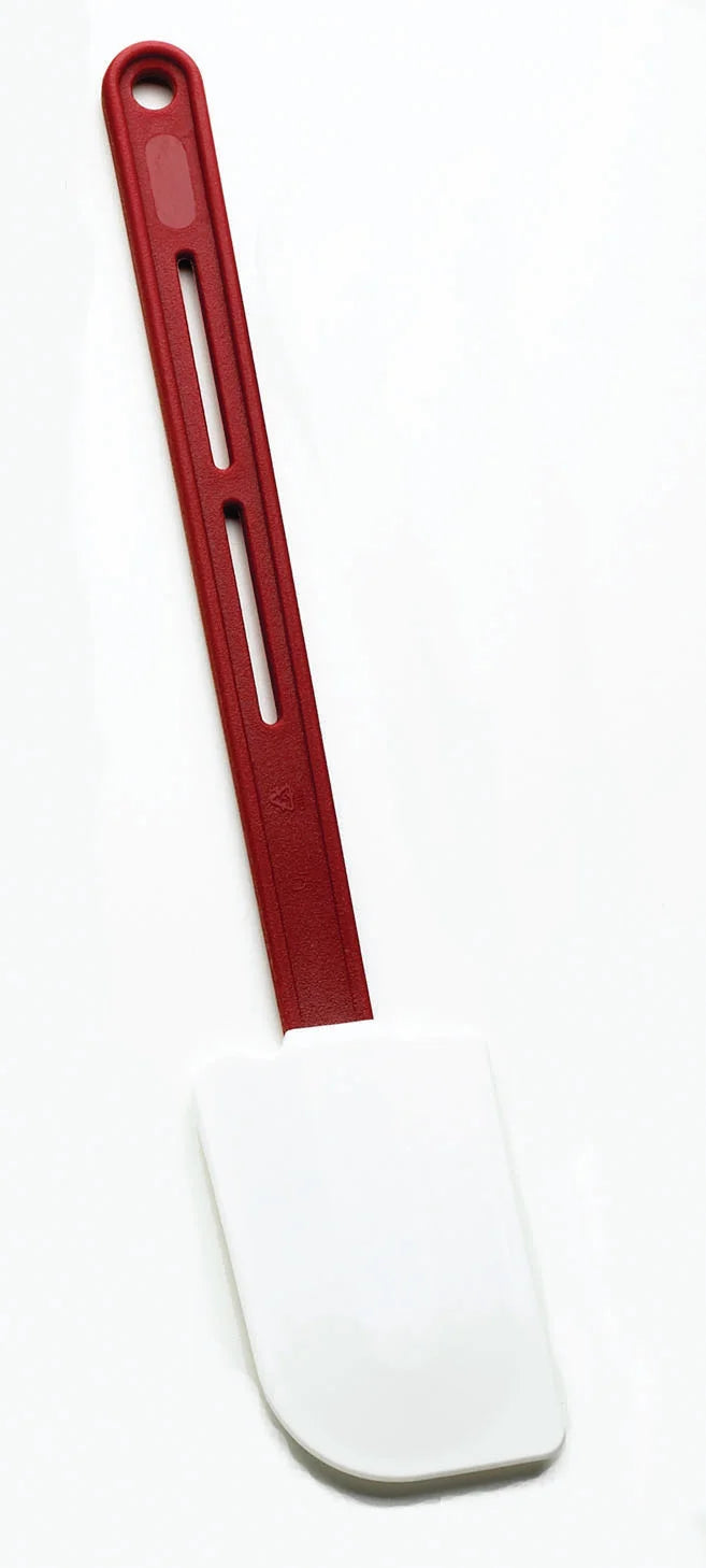 Browne Foodservice 14In High Temperature Plastic Spatula, Red Handle - Restaurant Equipment and Smallwares - Canadian Distribution