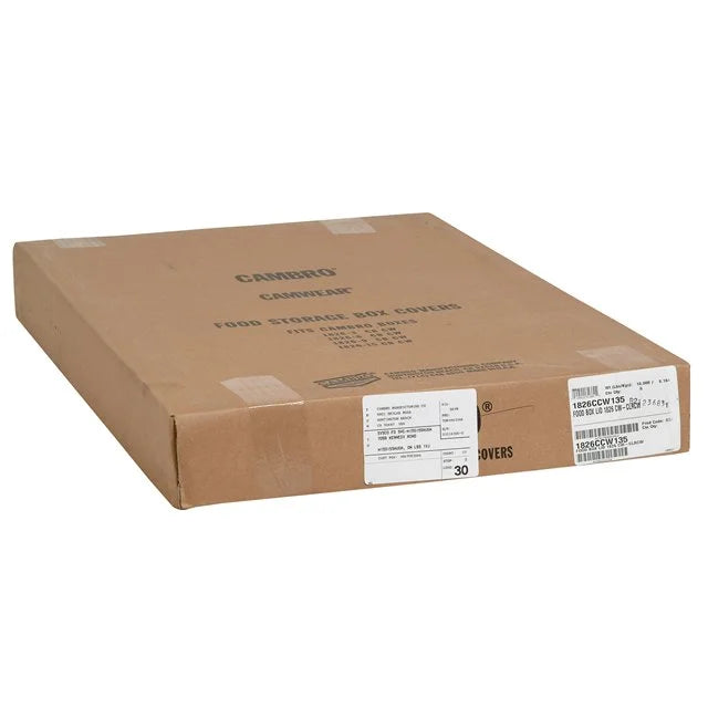 Cambro Clear Camwear Food Storage Box Cover, 18 X 26In - Restaurant Equipment and Smallwares - Canadian Distribution - Ships Free Within Canada on Orders Above CAD $199