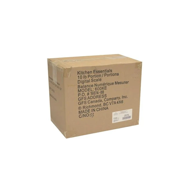 Kitchen Essentials 10Lb/5Kg Stainless Steel Digital Scales - 1 Unit/Each, 12 Eaches/Case - Restaurant Equipment and Smallwares - Canadian Distribution - Ships Free Within Canada on Orders Above CAD $199