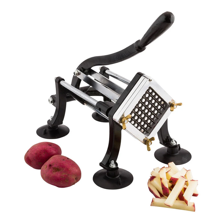 Restaurantware Manual Commercial French Fry Cutter, With .5 & .38 Inch Blades & Slip Resistant Feet - 1 Unit/Case - Restaurant Equipment and Smallwares - Canadian Distribution - Ships Free Within Canada on Orders Above CAD $199