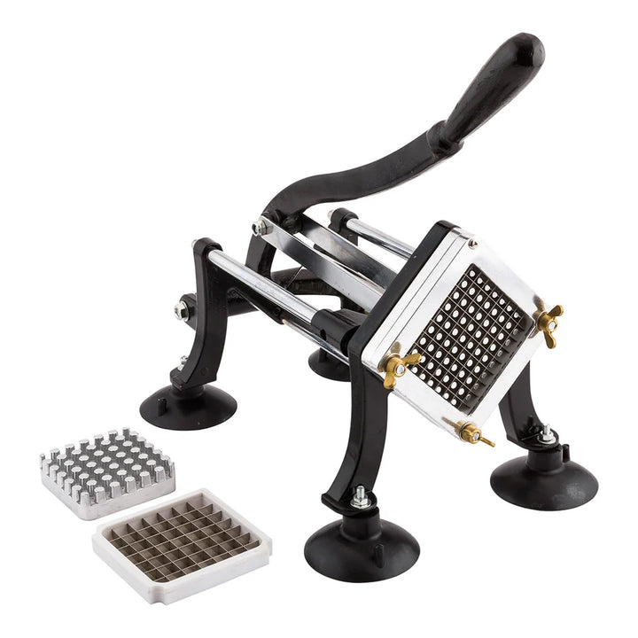 Restaurantware Manual Commercial French Fry Cutter, With .5 & .38 Inch Blades & Slip Resistant Feet - Restaurant Equipment and Smallwares - Canadian Distribution