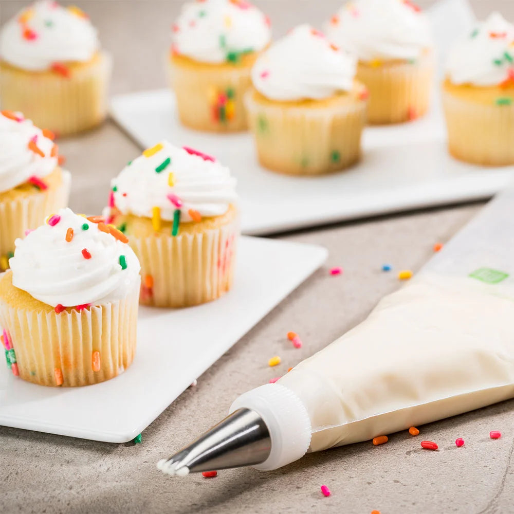 Restaurantware Pastry Tek Clear Plastic Pastry Piping Bags, 12 X 6 Inch, Biodegradable - Restaurant Equipment and Smallwares - Canadian Distribution - Ships Free Within Canada on Orders Above CAD $199