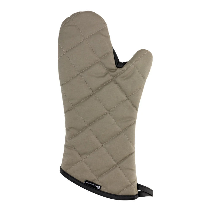 Restaurantware 17In Grey Cotton Oven Mitt, With Thumb Guard, Flame-Retardant - Restaurant Equipment and Smallwares - Canadian Distribution