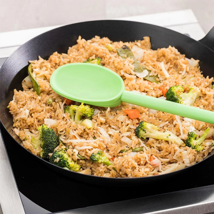 Restaurantware Met Lux 12In Green Nylon Spoon, High Heat - Restaurant Equipment and Smallwares - Canadian Distribution - Ships Free Within Canada on Orders Above CAD $199
