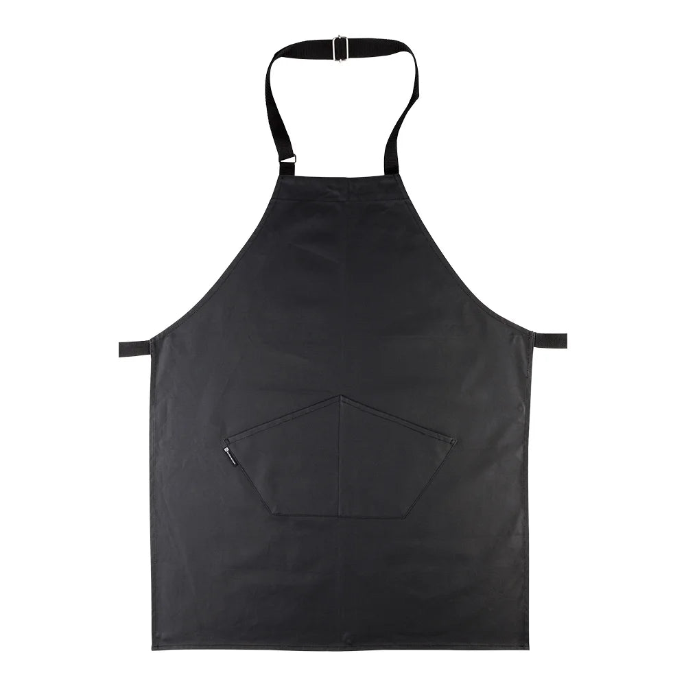Restaurantware Black Cotton Cooking Apron, 32 X 26 Inch, Flame-Retardant - Restaurant Equipment and Smallwares - Canadian Distribution