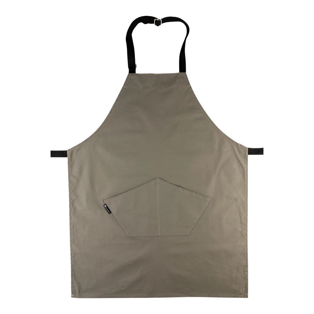 Restaurantware Grey Cotton Cooking Apron, 32 X 36 Inch, Flame-Retardant - Restaurant Equipment and Smallwares - Canadian Distribution