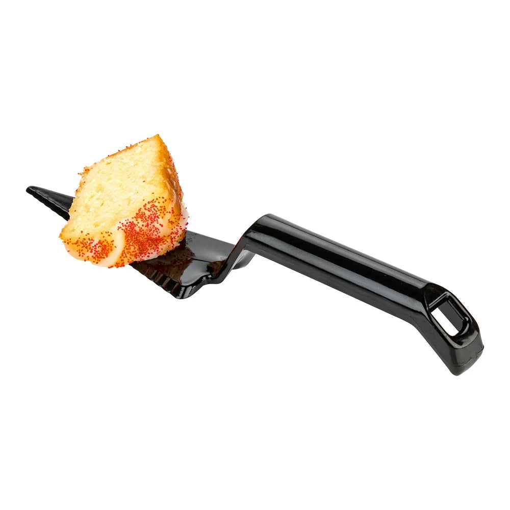 Restaurantware Cater Tek Black Plastic Cake Servers, 10X2X1In - Restaurant Equipment and Smallwares - Canadian Distribution - Ships Free Within Canada on Orders Above CAD $199