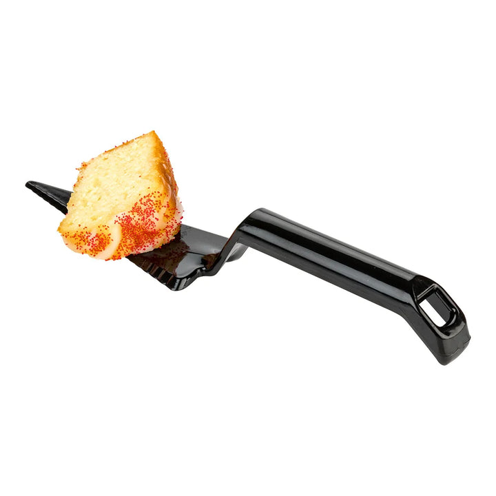 Restaurantware Cater Tek Black Plastic Cake Servers, 10X2X1In - Restaurant Equipment and Smallwares - Canadian Distribution - Ships Free Within Canada on Orders Above CAD $199