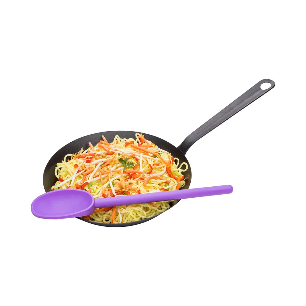 Restaurantware Met Lux 12In Purple Nylon Spoon, High Heat - Restaurant Equipment and Smallwares - Canadian Distribution - Ships Free Within Canada on Orders Above CAD $199