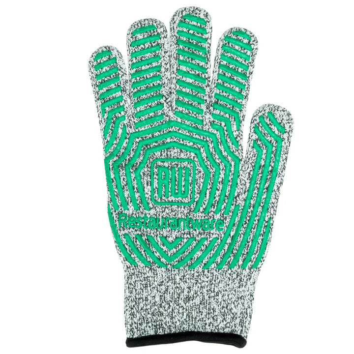 Restaurantware Life Protector Small Grey Non-Slip Cut-Resistant Gloves, 7 X 5In, Food Safe Level 5 Protection - Restaurant Equipment and Smallwares - Canadian Distribution