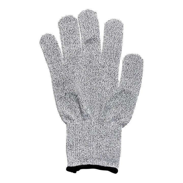 Restaurantware Life Protector Large Grey Cut-Resistant Gloves, 9 X 5 Inch, Food Safe Level 5 Protection - Restaurant Equipment and Smallwares - Canadian Distribution