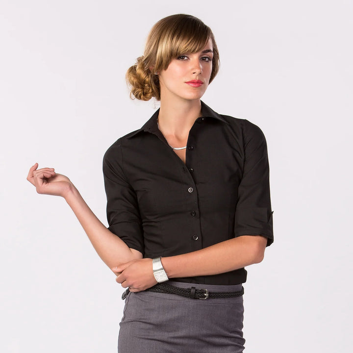 No Limits Ladies 2Xl 3/4 Sleeve Black Shirt - Restaurant Equipment and Smallwares - Canadian Distribution