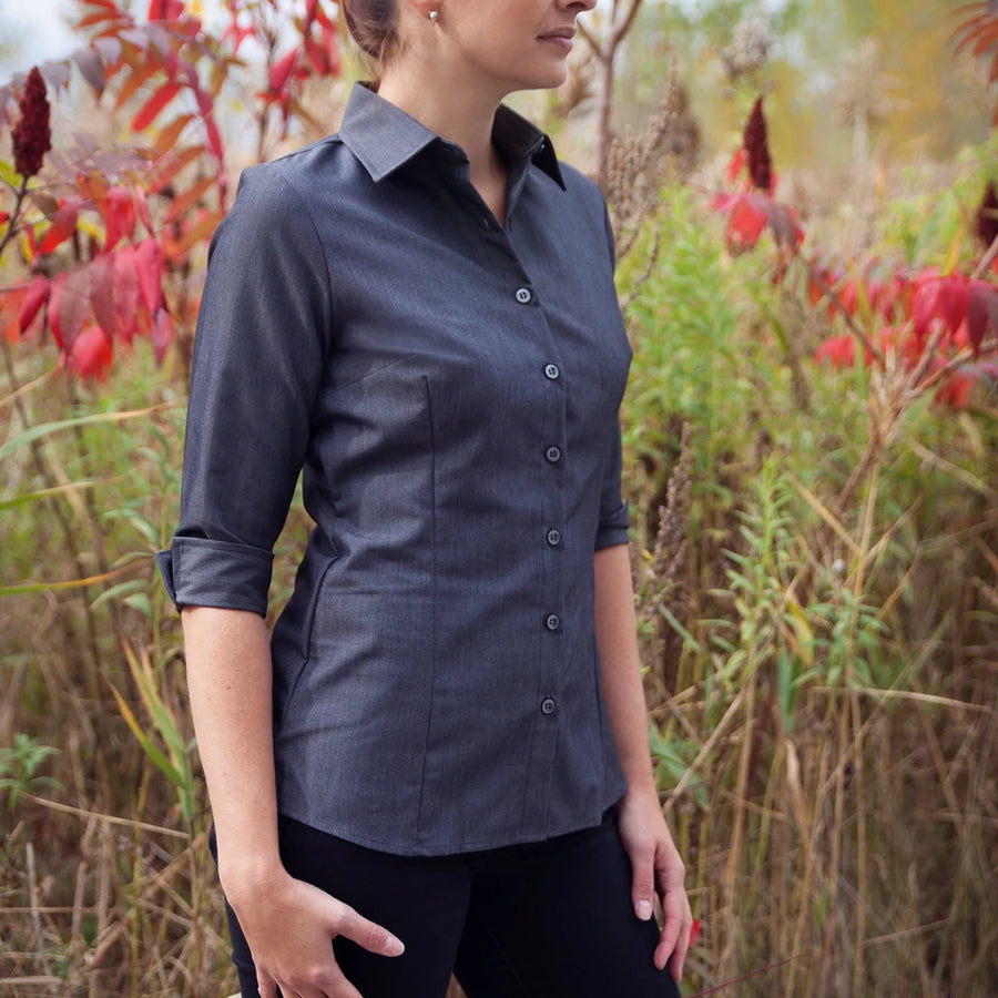 No Limits Ladies Xl 3/4 Sleeve Grey Shirt - Restaurant Equipment and Smallwares - Canadian Distribution