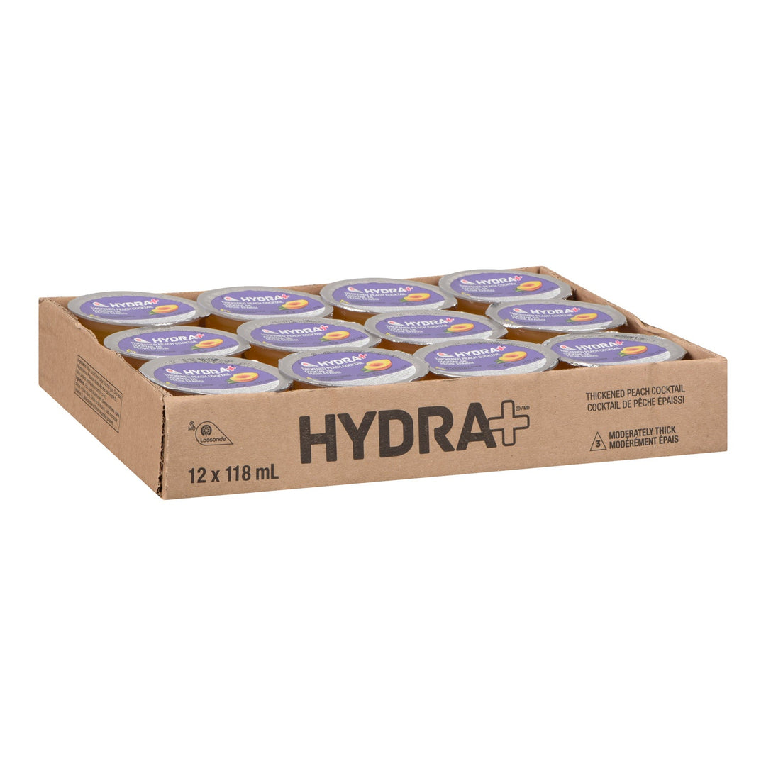 Hydra+ Hydra+ Peach Cocktail, Level 3 Thickened Beverage, Portion, 100 Percent