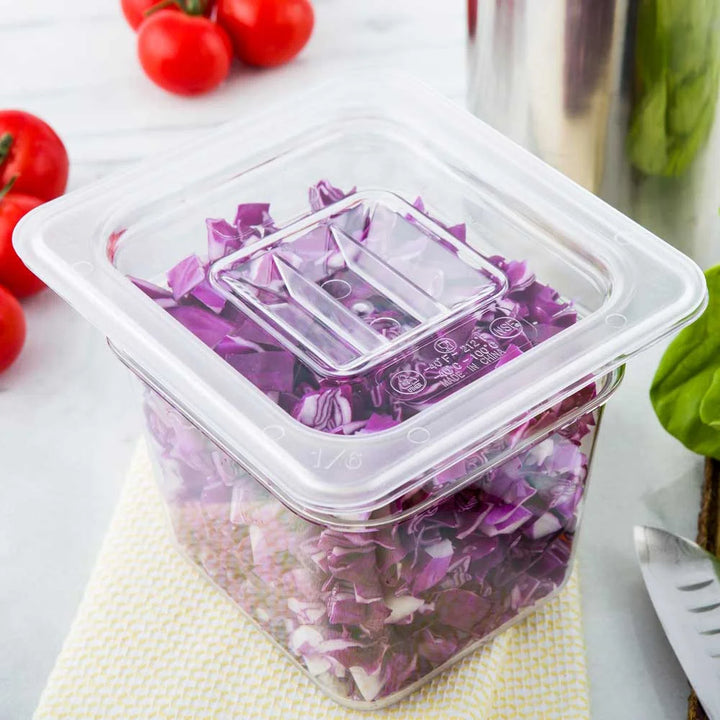 Restaurantware Met Lux Clear Plastic Lid, For Sixth-Size Food Container - Restaurant Equipment and Smallwares - Canadian Distribution