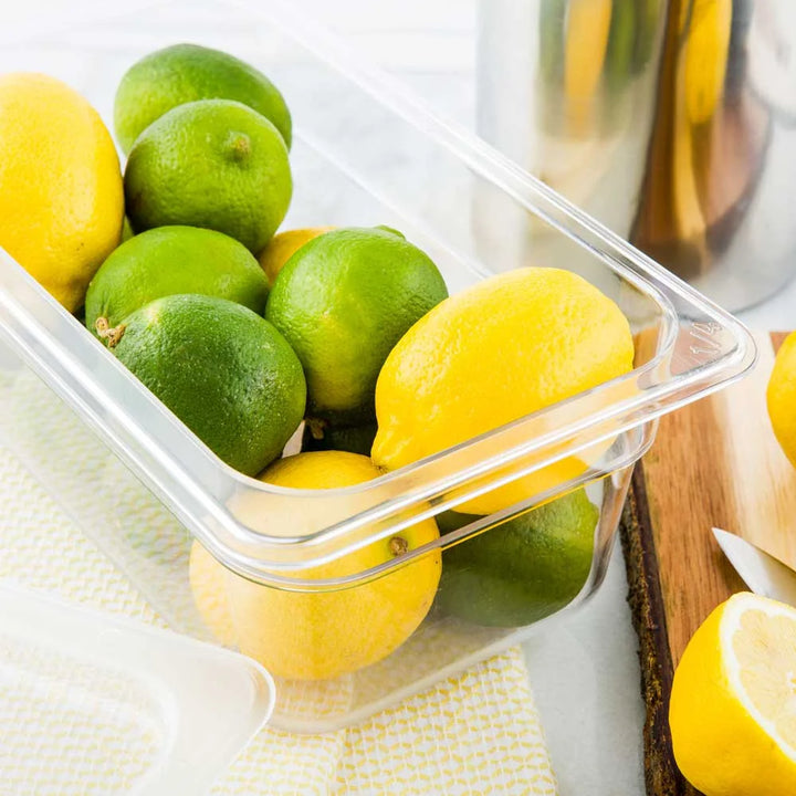 Restaurantware Met Lux Quarter-Size 4In Deep Clear Plastic Food Container - Restaurant Equipment and Smallwares - Canadian Distribution