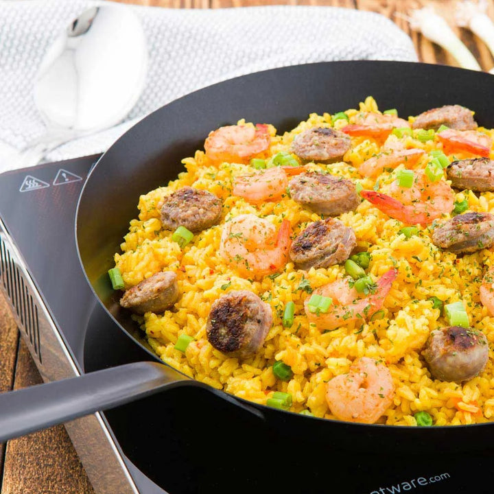 Restaurantware Met Lux 12In Carbon Steel Fry Pan, Non-Stick - Restaurant Equipment and Smallwares - Canadian Distribution