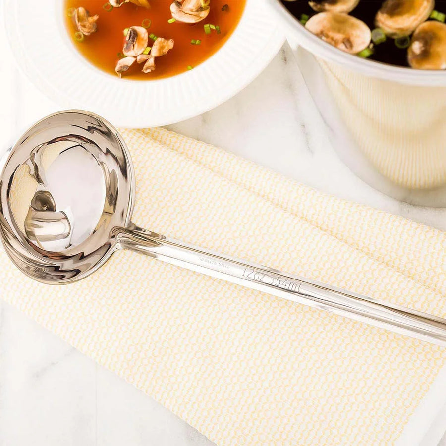 Restaurantware Met Lux 12oz Stainless Steel Serving Ladle - Restaurant Equipment and Smallwares - Canadian Distribution