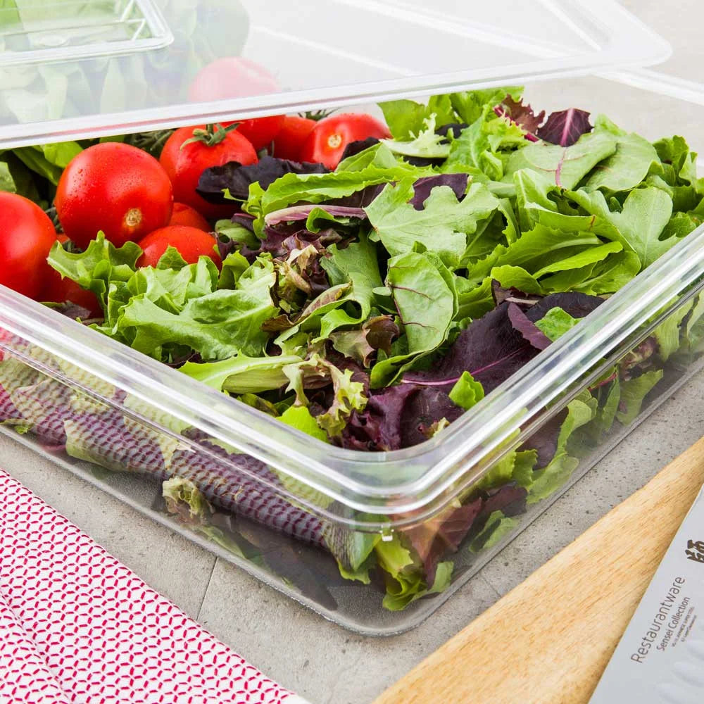Restaurantware Met Lux Full-Size 4In Deep Clear Plastic Food Container - Restaurant Equipment and Smallwares - Canadian Distribution