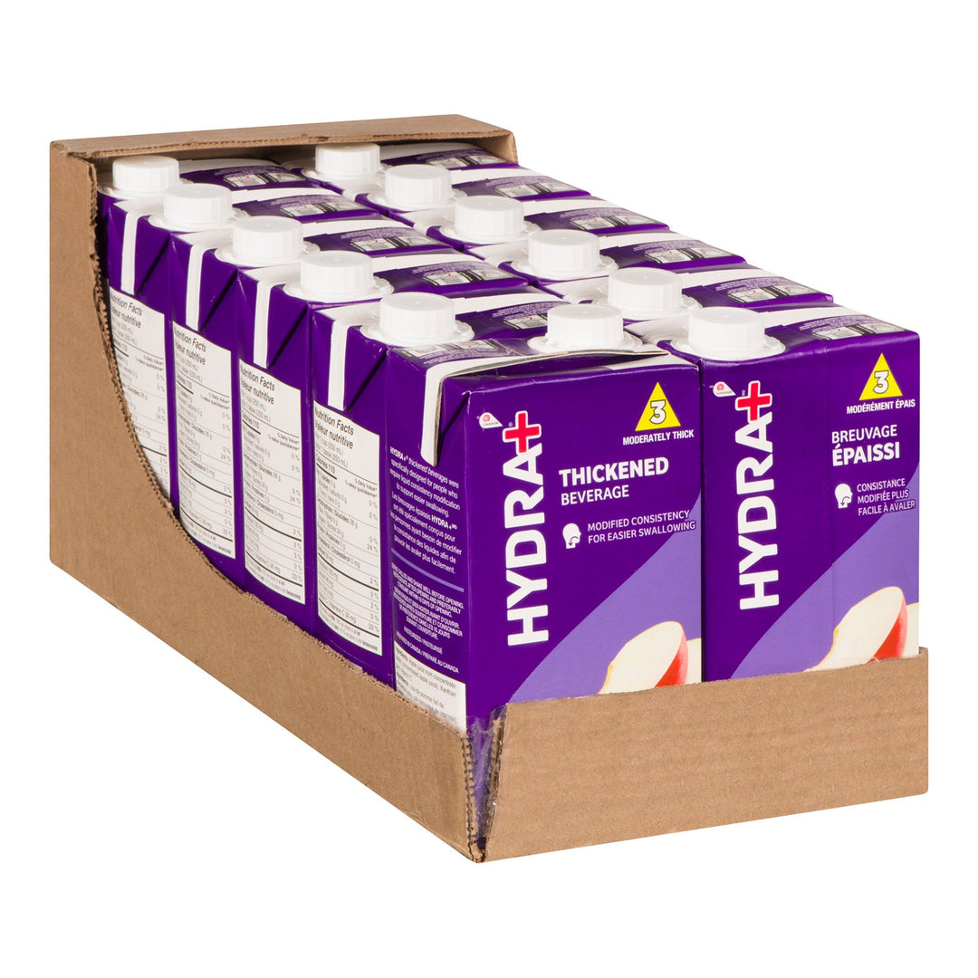 Hydra+ Hydra+ Apple Juice, Level 3 Thickened Beverage, Tetra