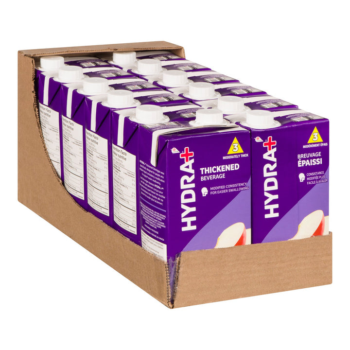 Hydra+ Hydra+ Apple Juice, Level 3 Thickened Beverage, Tetra