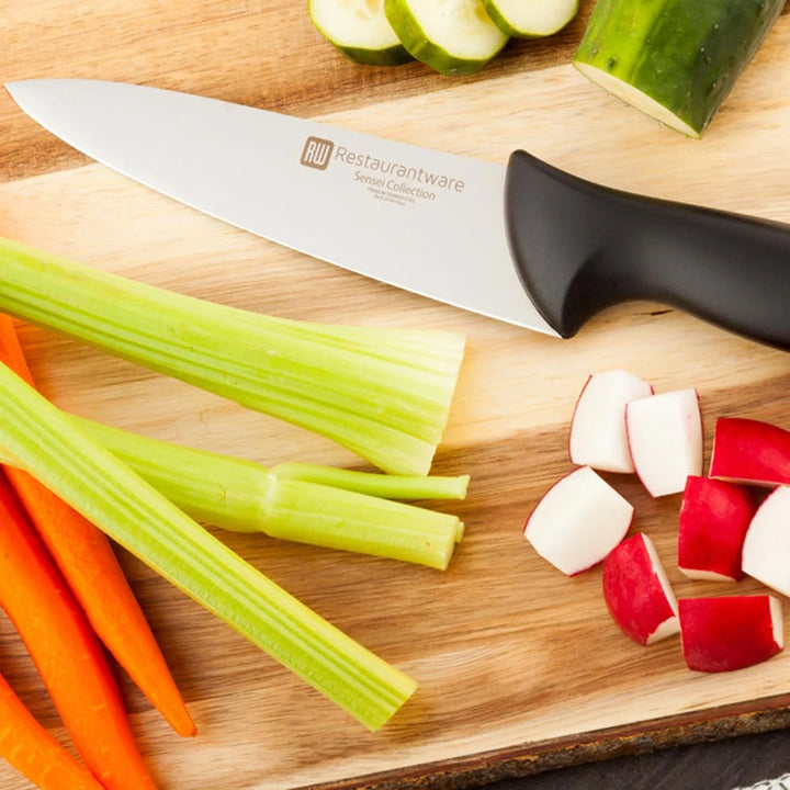 Restaurantware Sensei Back Of The House 8 Inch Protection Chef Knife, Premium Gernan Steel, With Haccp Protection - 1 Unit/Case - Restaurant Equipment and Smallwares - Canadian Distribution - Ships Free Within Canada on Orders Above CAD $199