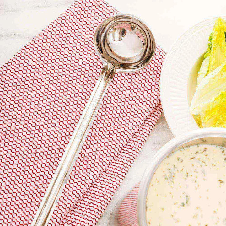 Restaurantware Met Lux 4oz Stainless Steel Serving Ladle - Restaurant Equipment and Smallwares - Canadian Distribution