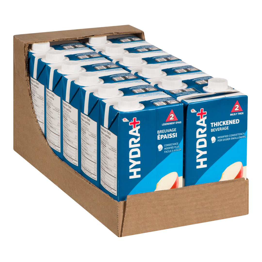 Hydra+ Hydra+ Apple Juice, Level 2 Thickened Beverage, Tetra
