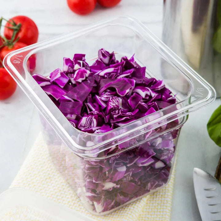 Restaurantware Met Lux Sixth-Size 6In Deep Clear Plastic Food Container - Restaurant Equipment and Smallwares - Canadian Distribution