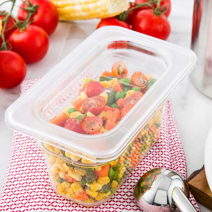 Restaurantware Met Lux Clear Plastic Lid, For Ninth-Size Food Container - Restaurant Equipment and Smallwares - Canadian Distribution